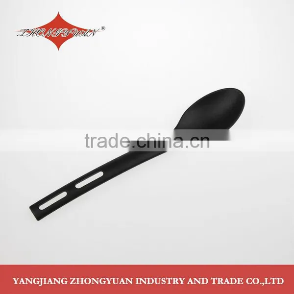 New as Seen on tv Products 2014 Plastic Nylon Mini Spoon With Hole Black Handle photo-3