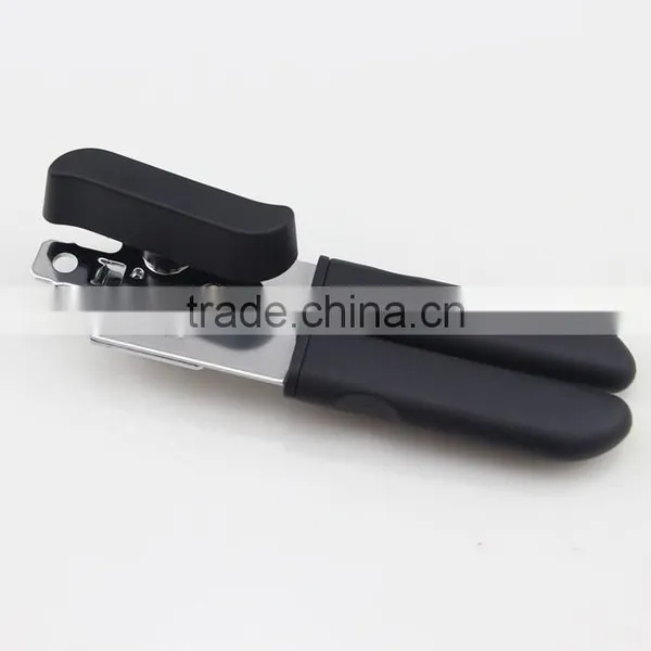 Black Handle Simply Use Kitchen Utensil Smooth Edge Can Opener photo-3