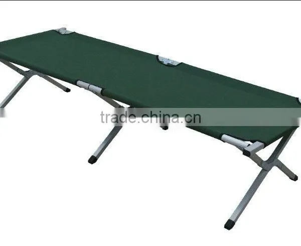 Outdoor Furnitute Steel Frame Folding Portable Camping Bed photo-3
