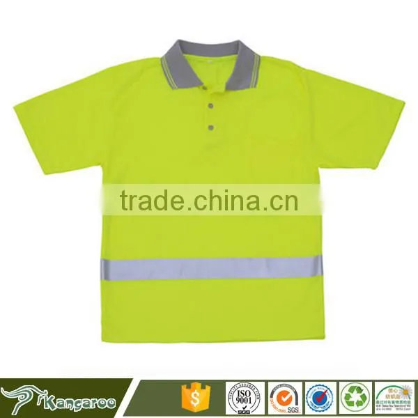 100% Cotton Fabric High Visibility Polo Shirt photo-3