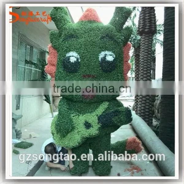 New Style Artificial Grass Topiary Garden Decoration Sculpture Artificial Grass Topiary photo-3