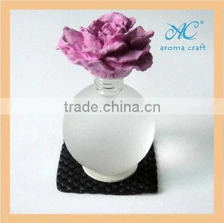 EA3-0853 Gift Set Sola Flower on Square Galss Bottle Fragrance Reed Diffuser With Rattan Sticks photo-4