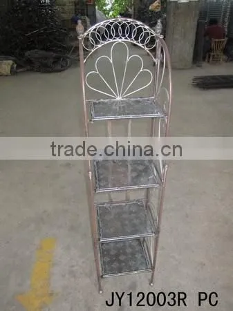 Iron Metal Stainless Flower Shelf & Shoes Shelf JY12001-12003 photo-6