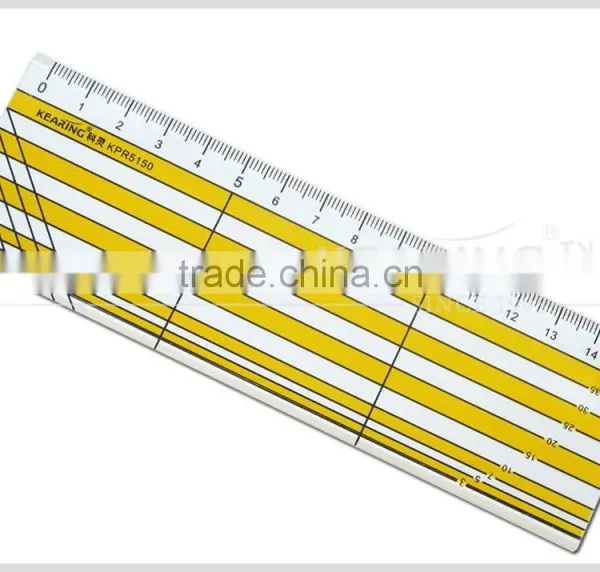 Kearing 15cm Acrylic Patchwork Quilting Rulers 2 MM Thickness for Sew Tailors Fashion Design KPR5150 photo-2