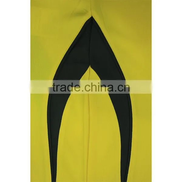 Top Quality Polyester Fabric Black and Yellow Jersey photo-3