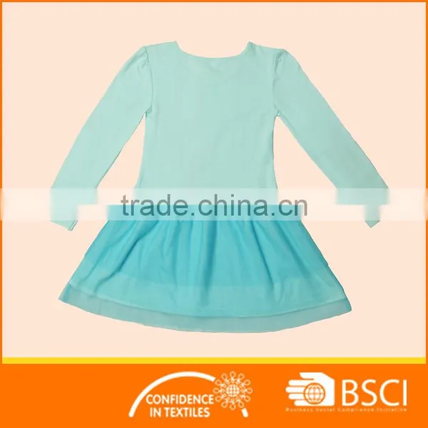 Fashion Dress Long Sleeve Girl Dress photo-2