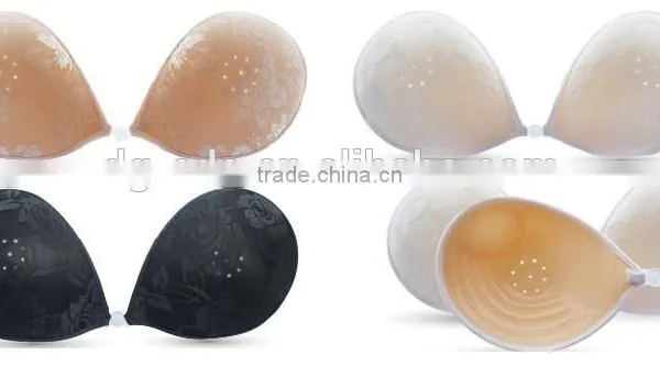 Fashion Silicon Nude Bra Manufacture photo-6