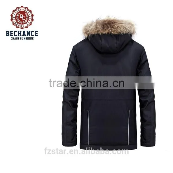 Unisex Winter Thicken Mid-long Padded Jacket Plus Size Detachable Hood Waterproof Jacket for Wholesale photo-2