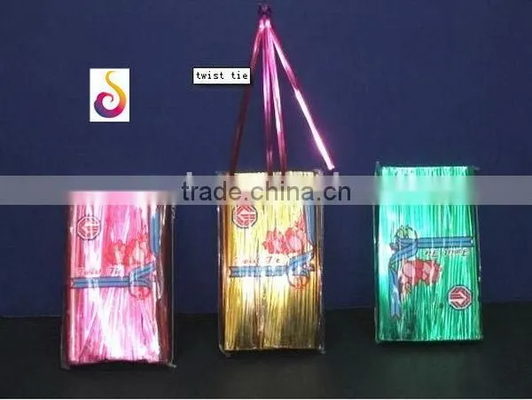 Low Price Hot-sale Twist Tie Wrapping Plaid Ribbon Bows photo-5