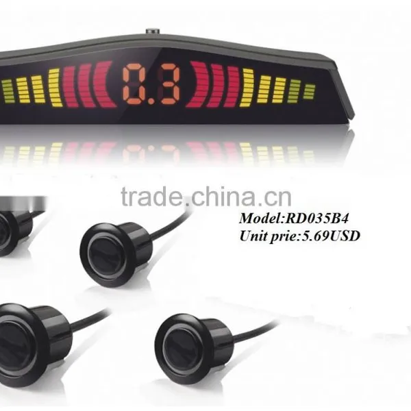 Car 12V ABS LED Reversing Radar Sensor Parking Sensor With Bibi Sound or Human Voice photo-6