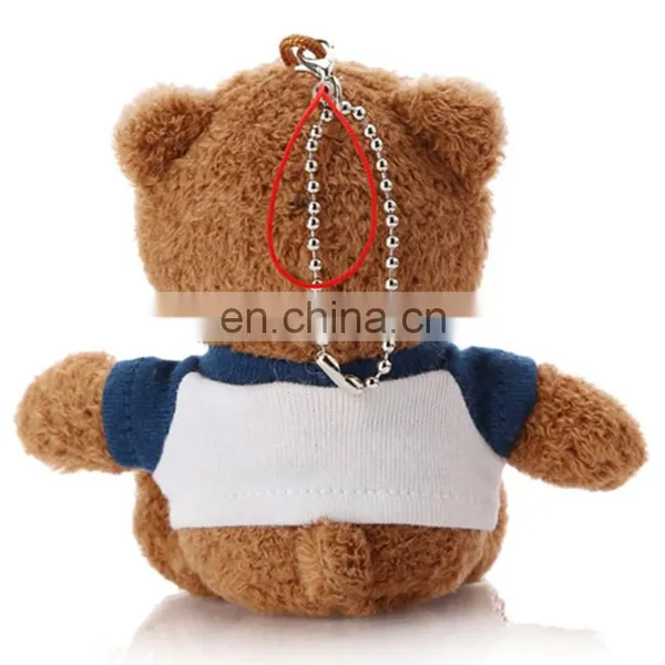 Colorful Wholesale Plush Stuffed Mini Teddy Bear Plush Bear Keychain photo-6