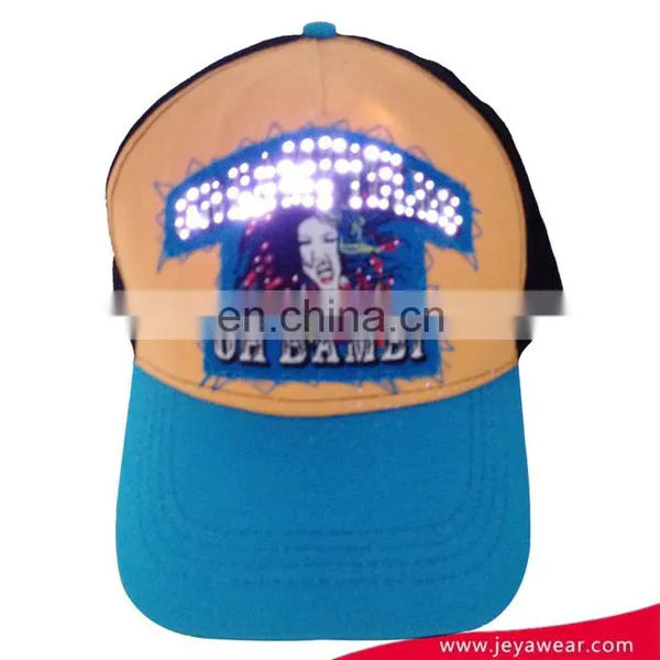Custom 100% Cotton Led Caps Opener Caps Design Your Own With Snap Back photo-3