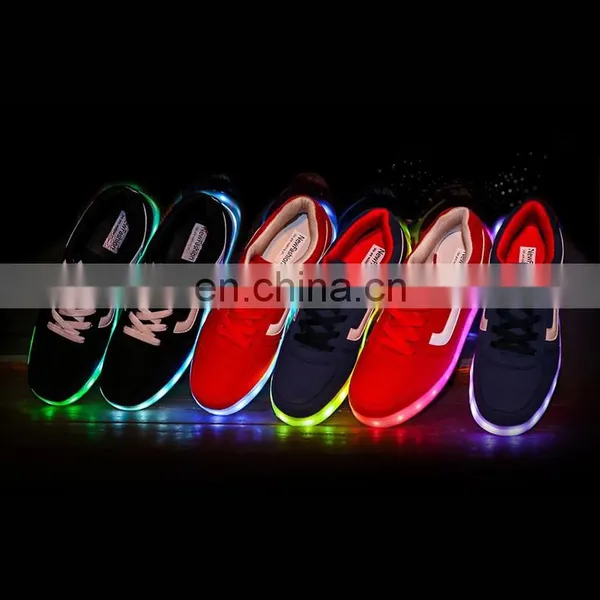 Latest Hot Sale Womens Night Club Casual Shoes USB Rechargeable LED Shoes Sneakers Wholesale Mens Footwear photo-3
