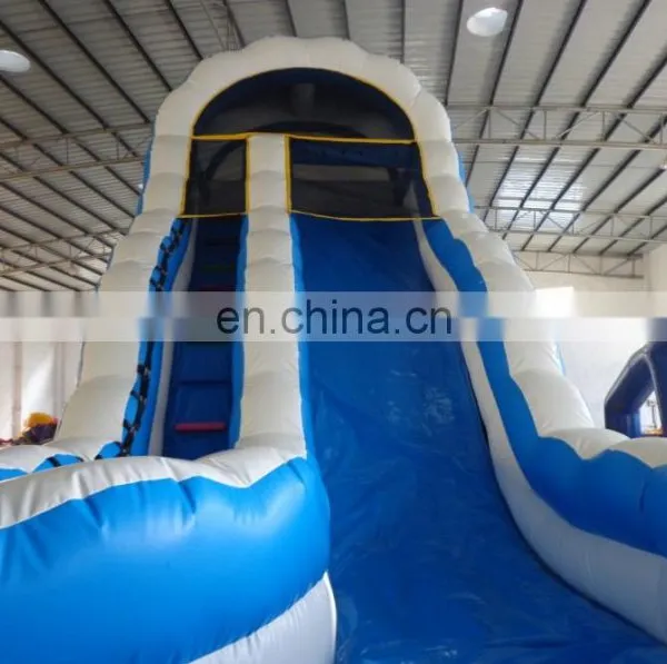 Curve Inflatable Water Slide With Pool photo-4
