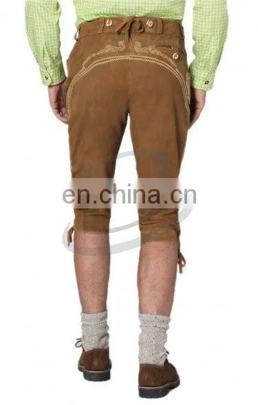 2016 Wholesale Oktoberfest Men Knee Lederhosen (Bavaria Clothing) photo-2