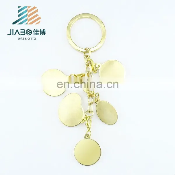 Promotional Custom Made Gold Plating Enamel Metal Keychain photo-3