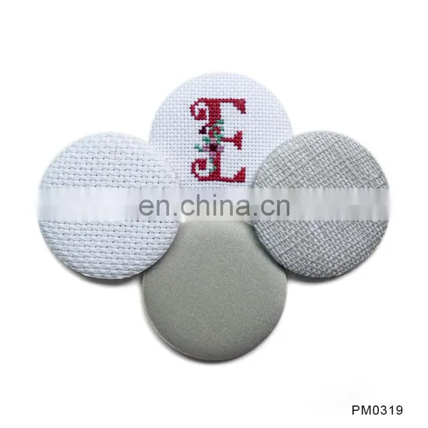 Single Sided Personalized Flowers Bird Metal Round Pocket Mirror Make-Up Mirror photo-2