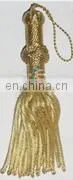 Gold Bullion Metallic Thread Tassels | Bullion Tassel | French Gold Metallic Thread Tassel
