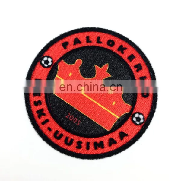 Factory Direct World Cup Patches 3d Flock Patch Flock Transfer Printing 3d Flock Heat Transfer photo-5
