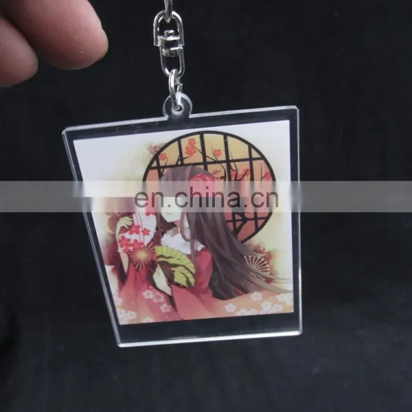 New Design Promotional Gift Square Keychain Acrylic photo-2