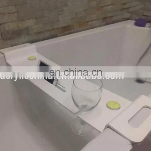 New Design Acrylic Bath Tub Caddy Tray ,plastic Bathtub Caddy photo-2