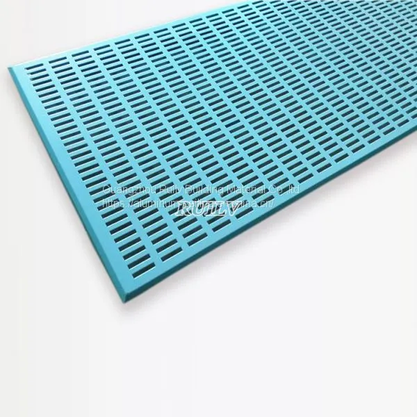 600*1200mm Aluminum Clip in Ceiling/Aluminum Ceiling With Rectangle Hole/ Metal Ceiling Tile for AuDI 4S Store photo-3