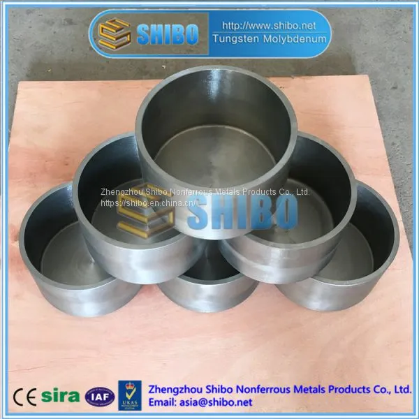 Factory Direct Supply High Purity Molybdenum Cup, Moly Crucible