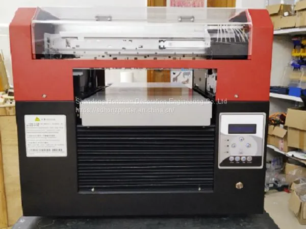 Honzhan HZ-EA3-8C Digital Eco Solvent Flatbed Printer A3 Size