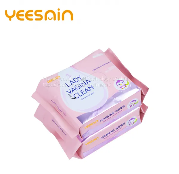 Lady Hygiene Antibacterial Cleaning Feminine Vagina Cleaning Wipes