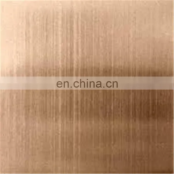Best Selling Products Rose Gold Stainless Steel Plate 304l photo-5