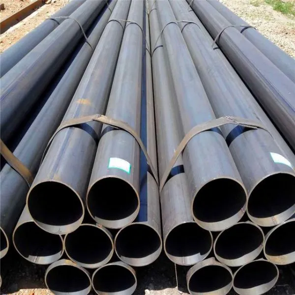 Tianjin Shengteng Mild Carbon Steel Straight ERW Welded Black Steel Round Pipe photo-3