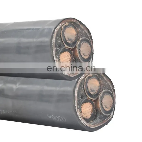 High Voltage PVC 70mm 240mm Xlpe 3 Core Power Copper Electric Cable Medium Voltage Cable photo-3
