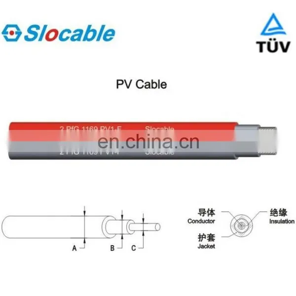 Slocable Hot Selling Photovoltaic System 2.5mm PV Wiring photo-6