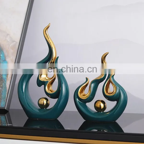 Hot Selling Abstract Art Custom Porcelain Handmade Craft Statue for Home Decoration Ornament photo-6