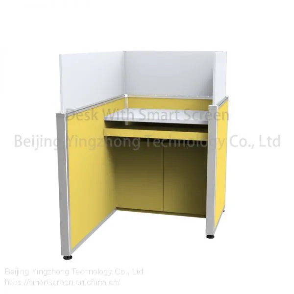 Lifting Hidden Screen Computer-aided Test Classroom Desk Study Cubicle Anti-noise Language Lab Training Table Modern School Furniture
