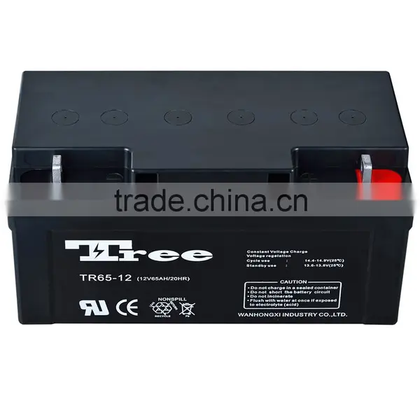 Manufacture VRLA 12v 65ah Agm Battery 12v Agm Battery 60ah 68ah 70ah photo-2