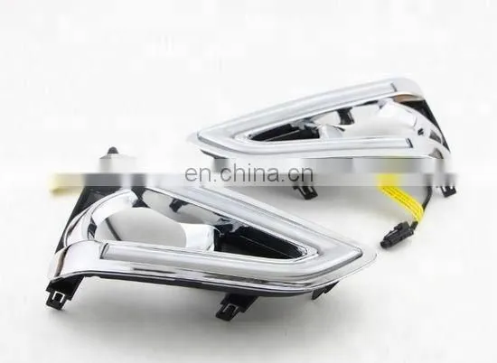 Auto Parts Fog Lamp Light Cover Case With Day - Time Light For REIZ 2014 MARK X photo-4