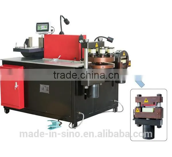 NR303E-3-S CNC Multifunction Hydraulic Bending Punching Busbar Processing Machine photo-5