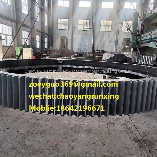 Customized Casting Steel Girth Gear for Ball Mill Rotary Kiln Dryer photo-5