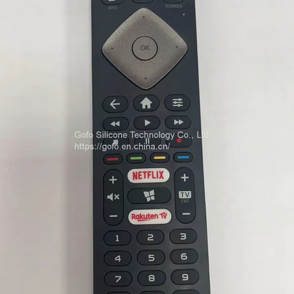 Manufacturer Silicone Button Silicone Button For TV Remote Control 41 Buttons NEFLIX GOOGLE