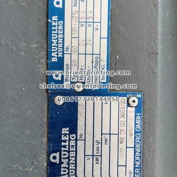 00.785.0017 Heidelberg ZSK Board 00.781.4117 ZSK Card Heidelberg ZSK Board Heidelberg Circuit Card MainBoard Printer Parts photo-5