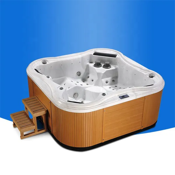 Garden Air Jet Small Massage Swimming Pool Outdoor Spa Hot Tub for Sale photo-4