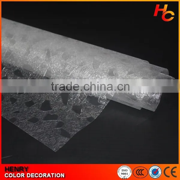 Fashion Pattern Self-adhesive Reusable Window Film From China Manufacture