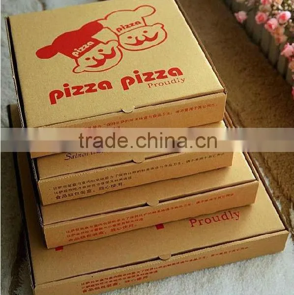 Corrugated Pizza Box, Bulk Cheap Food Packaging, Paper Pizza Box Wholesale photo-3