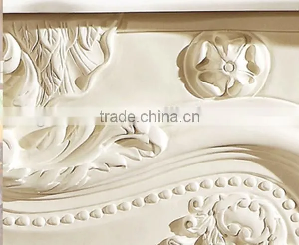 Western Stye Indoor Wite Marble Fireplaces photo-3