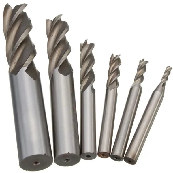 65HRC 4 Flutes 30 Helix Cemented Carbide Endmill for Harden Steel