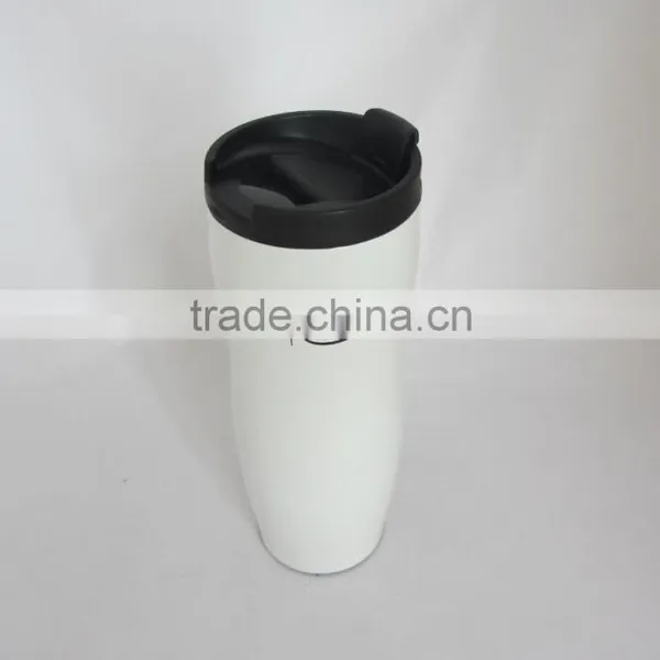 14oz High Quality Custom Non Spill Double Wall Stainless Steel Thermos Travel Mug With Screw Lid photo-6
