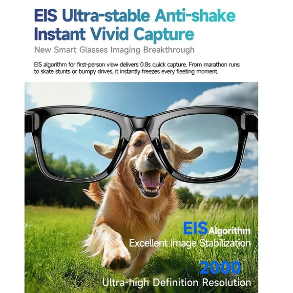 AI Smart Glasses With Photo Video Translation Bluetooth Phone Music Anti Shake Function photo-2