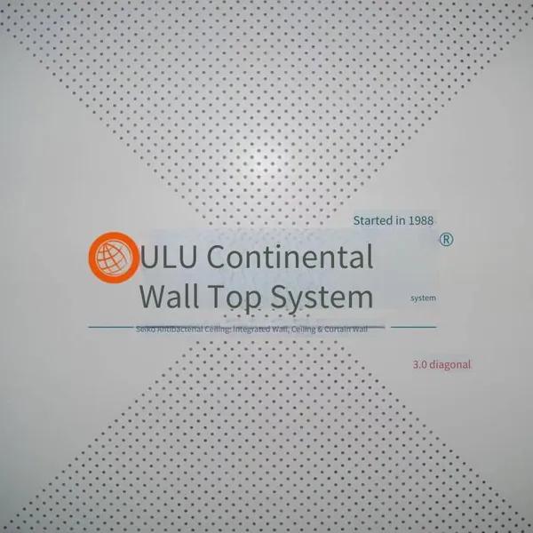 [guangzhou Oulu] Aluminum Ceiling Tiles. Factory Sales. Engineering Micro-perforated Flat Aluminum Panels 600*600. Integrated Ceilings for Hospitals, Factories and Offices. Large Quantity of Stock Available. photo-2