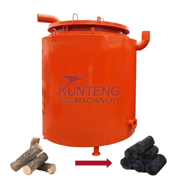 Charcoal Stove Making Kiln Charcoal Carbonization Furnace EPC